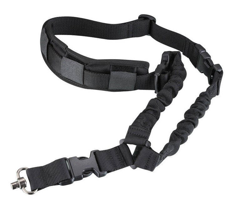 Cytac QD Bungee Single Point Sling mit QD Swivel Quick Release Schwarz