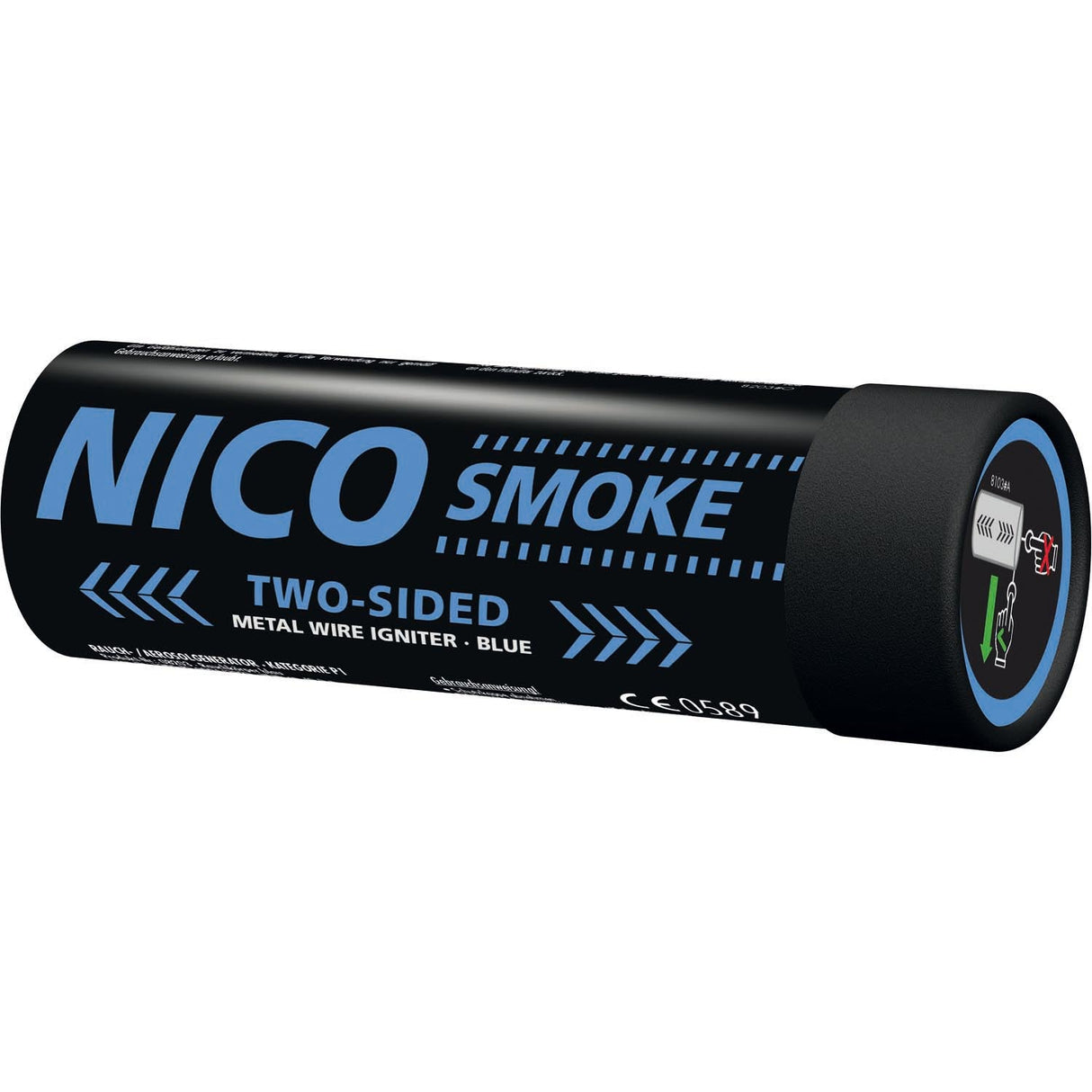 Nico Smoke Tube Blau Two Side Rauchgranate 50 Sek