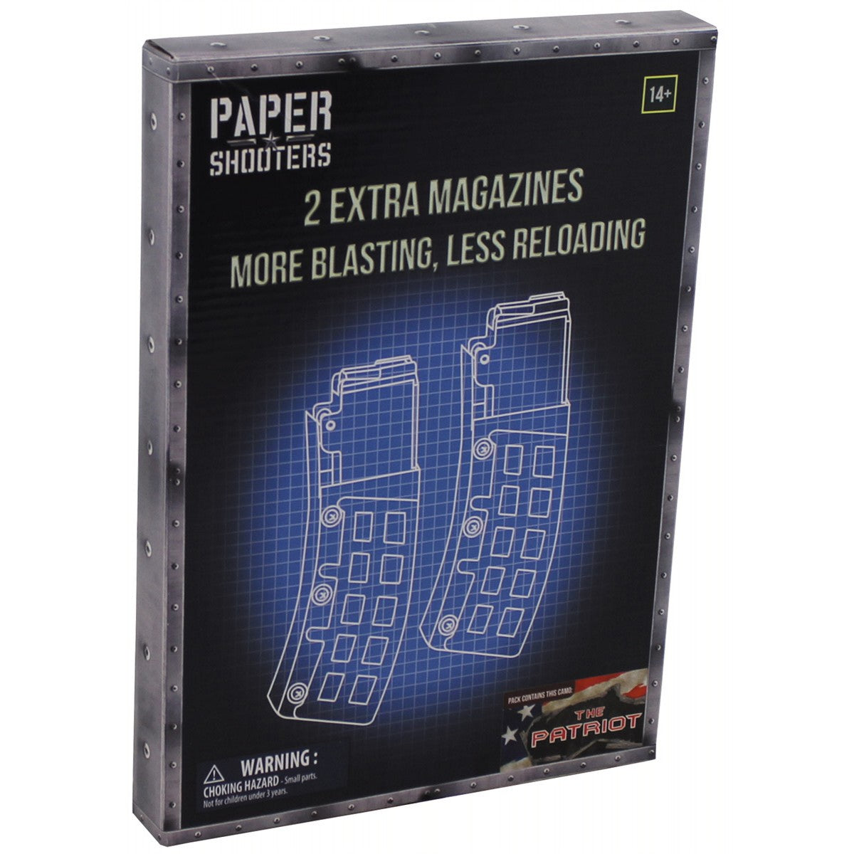 PAPER SHOOTERS, Bausatz, "Magazin-Patriot", 2er Pack
