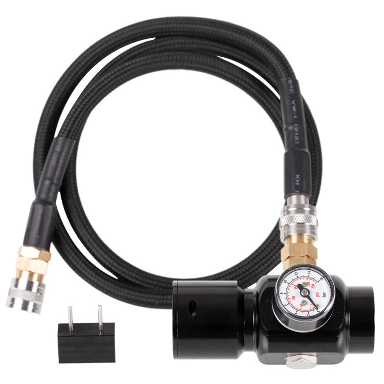 PowAir V1 Airsoft HPA Regulator mit Schlauchsystem Frei Einstellbar 0-230PSI
