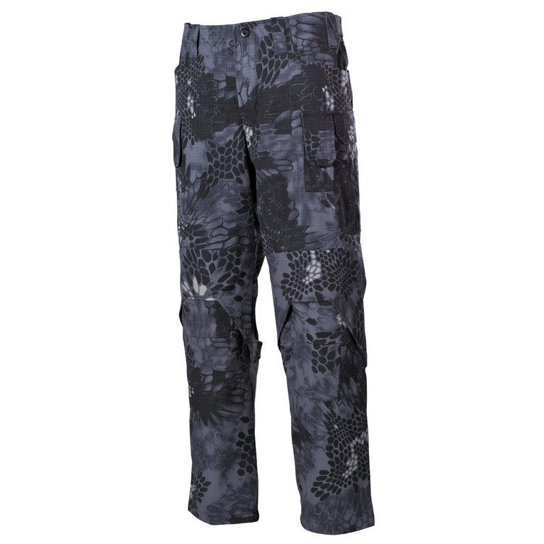 Snake Camo Black Hose Einsatzhose
