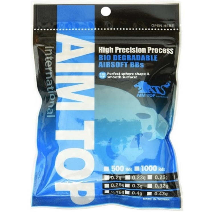 AIM Top Extrem Precision BIO BBs 0,40g 500 Schuss 6mm