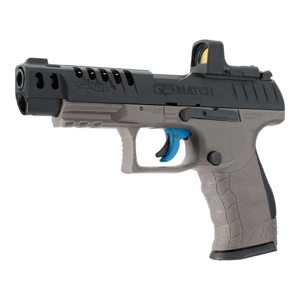 Walther Q5 Match Combo 5" CO₂ Pistole mit RDS8 Red Dot