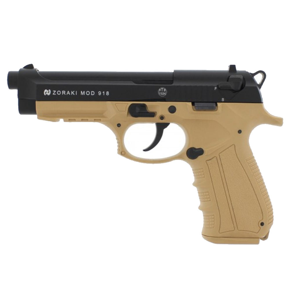 Zoraki 918 9mm P.A.K. Desert / Schwarz Schreckschusspistole