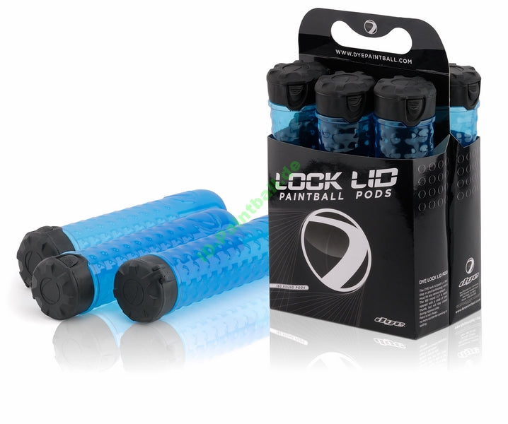 DYE Pot 160 Lock Lid 6 Stück Hellblau Cyan