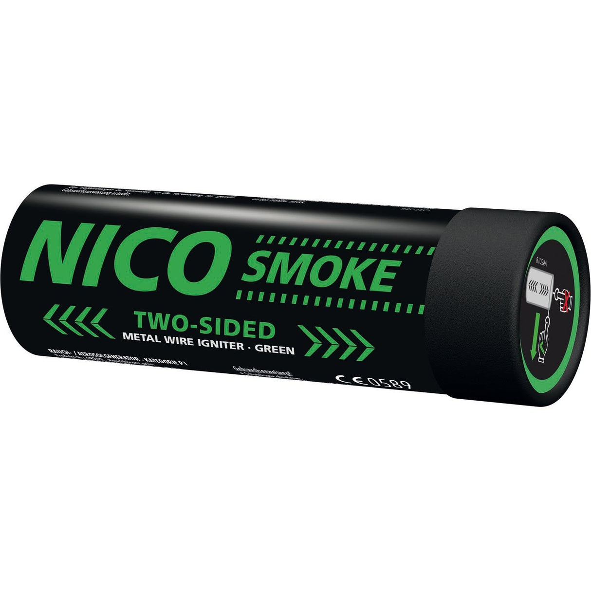Nico Smoke Tube Grün Two Side Rauchgranate 50 Sek