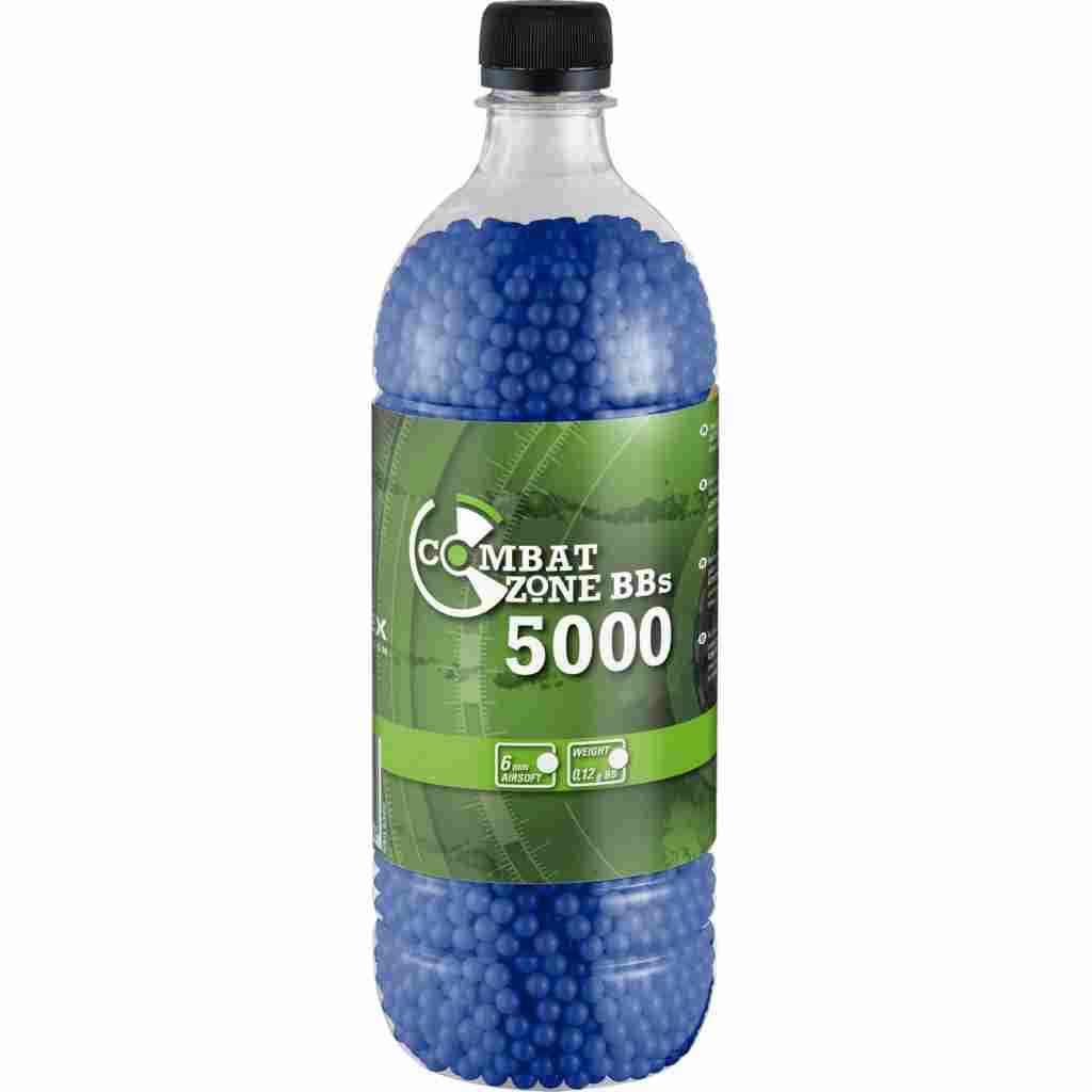 5000 BB 0,12g 6mm Blau Combat Zone Softairkugeln
