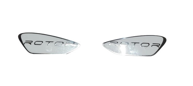 Dye Rotor Metall Logo Button Shell LTR R1 R2 Links und Rechts Aufkleber