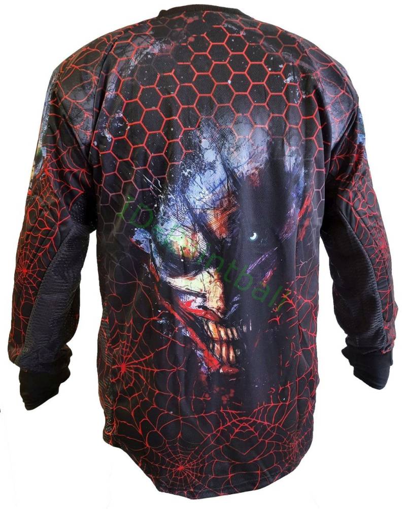 Custom Jersey Fear Smile Rot Schwarz