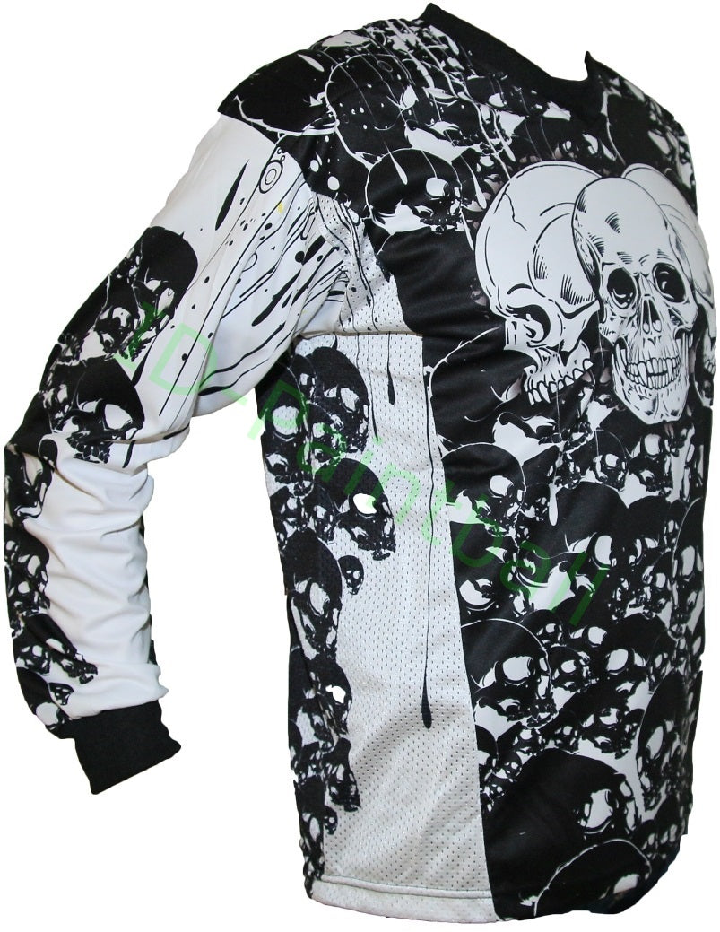 IDP Jersey The Skulls Schwarz Paintball Trikot