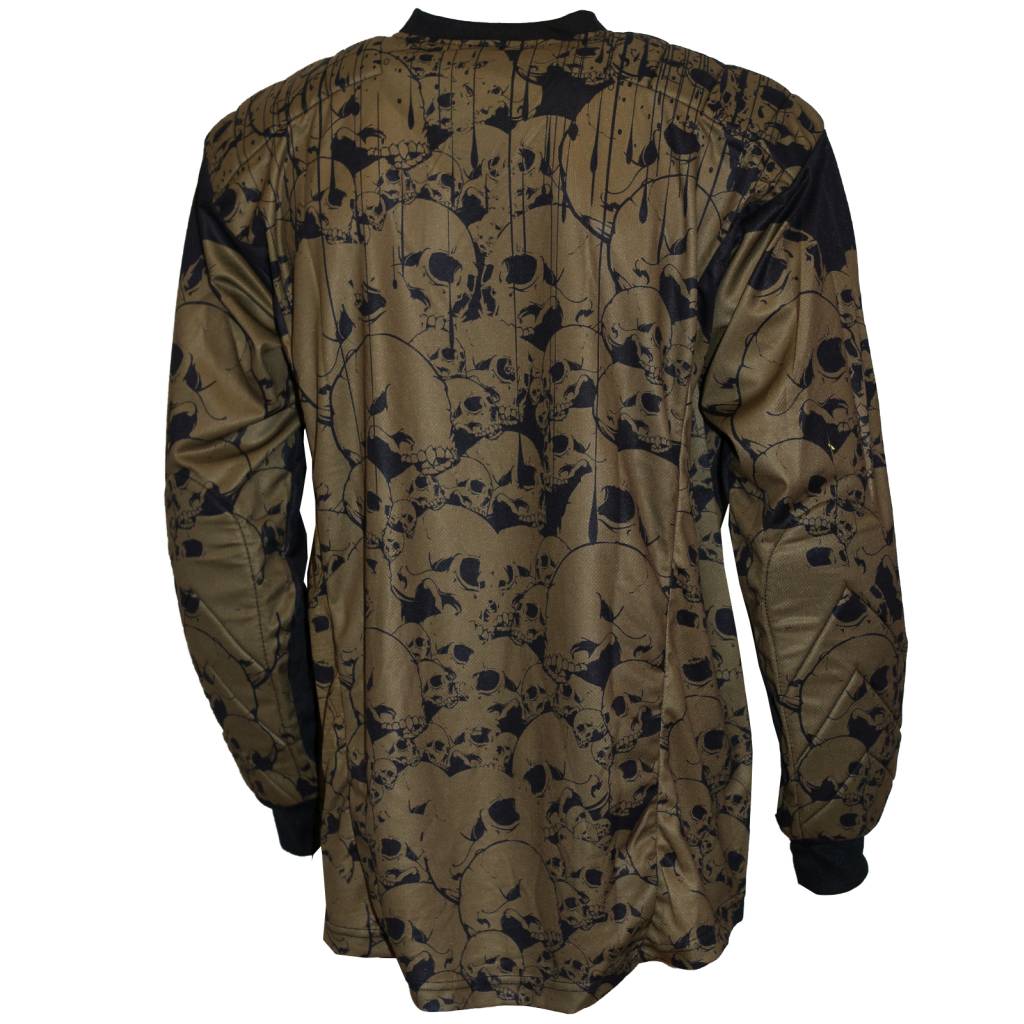 IDP Jersey The Skulls Oliv Paintball Trikot