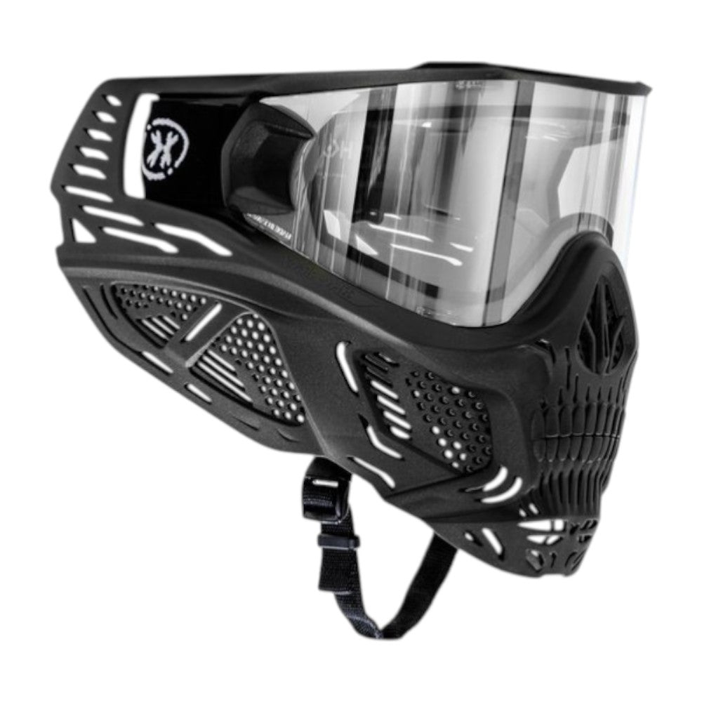 Paintball Maske HK Army HSTL Skull Punisher Schwarz Verspiegelt