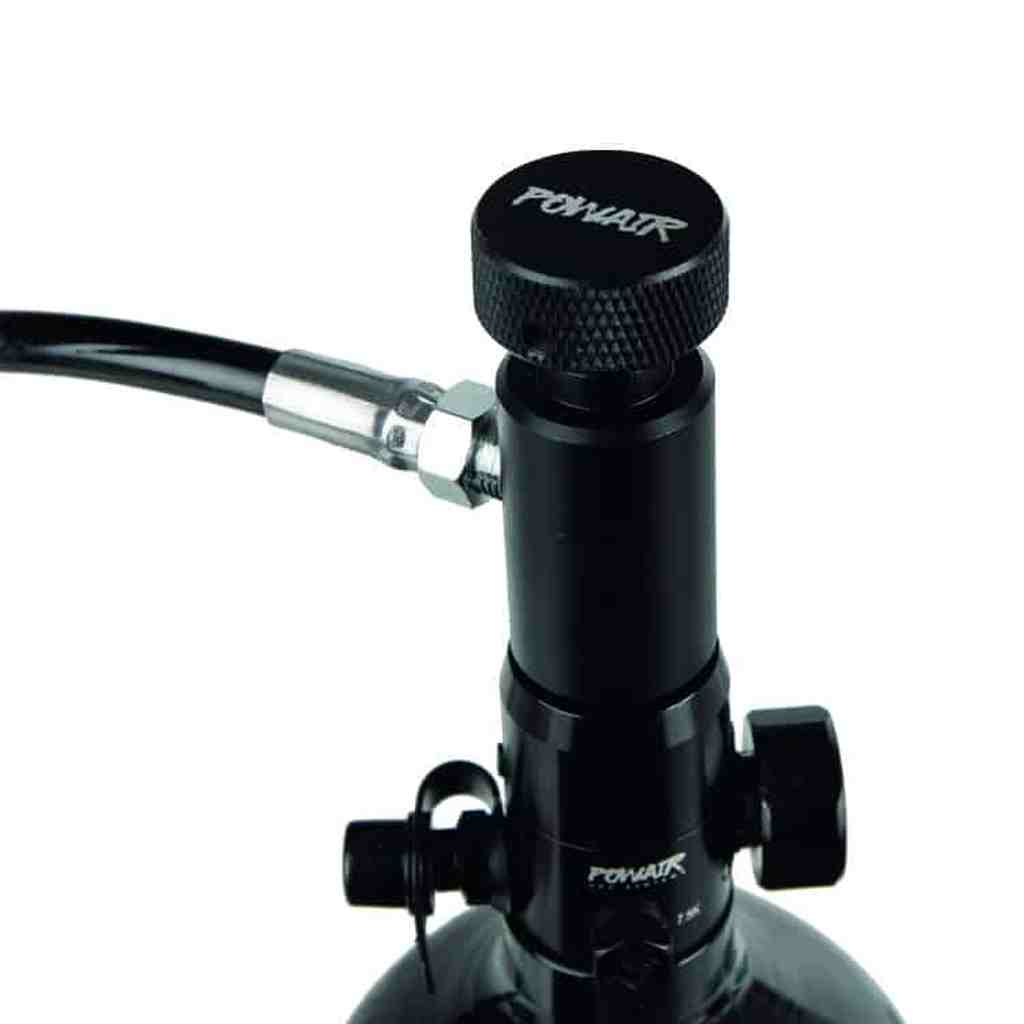 PowAir Twister HPA Paintball Remote System Schwarz