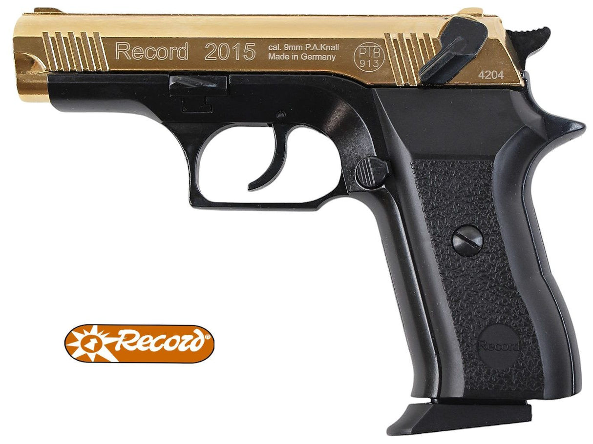 Record Mod. 2015 Bicolor Gold / Brüniert 9mm P.A.K.