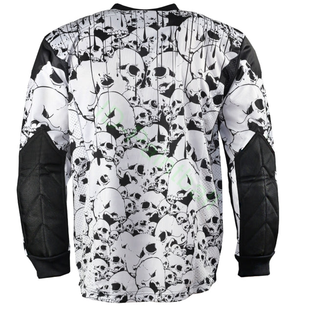 IDP Jersey The Skulls Weiss Paintball Trikot