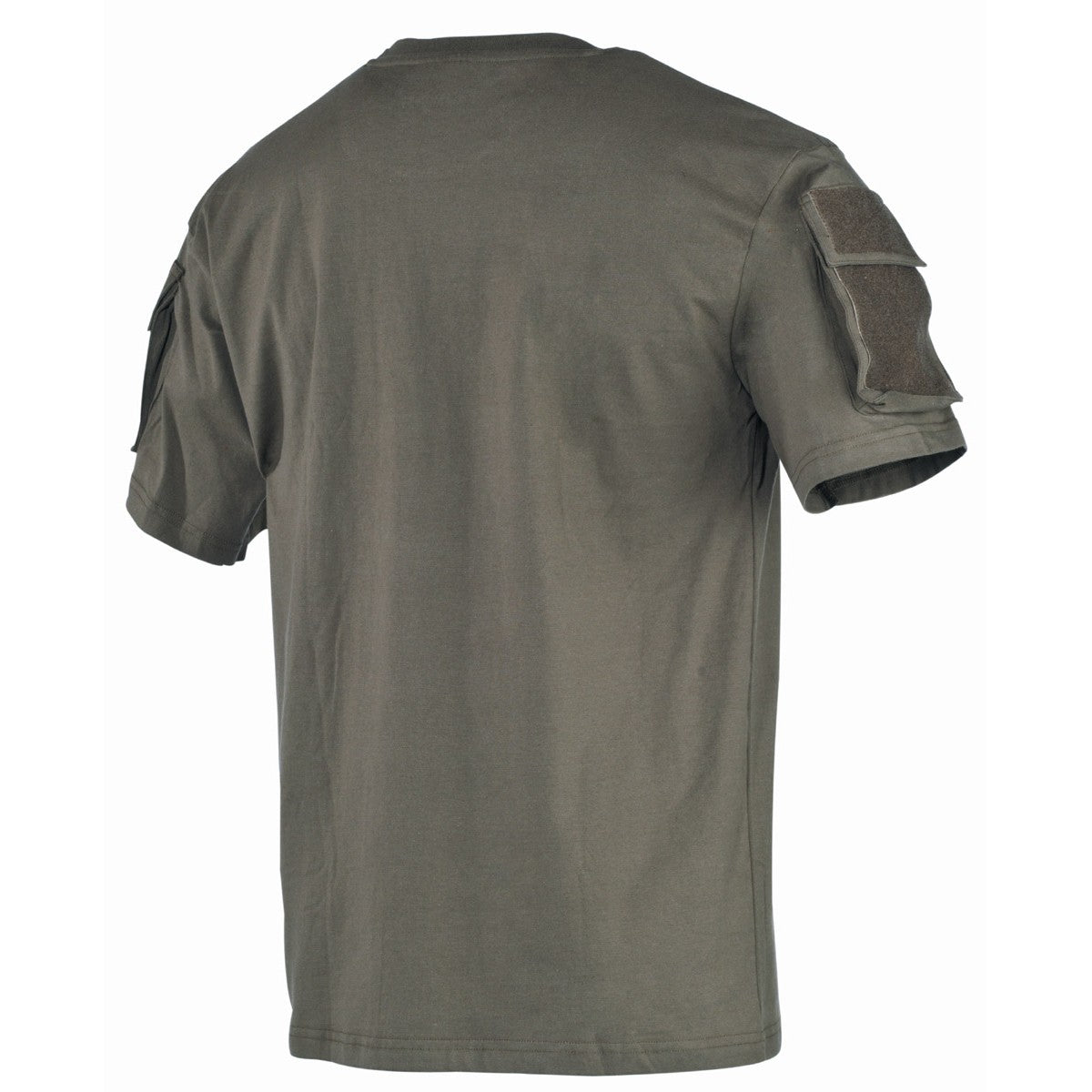 US T-Shirt, halbarm, oliv, mit Ärmeltaschen
