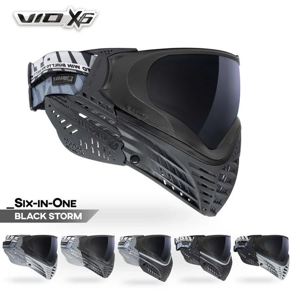 Virtue VIO X6 Paintball Maske Black Storm