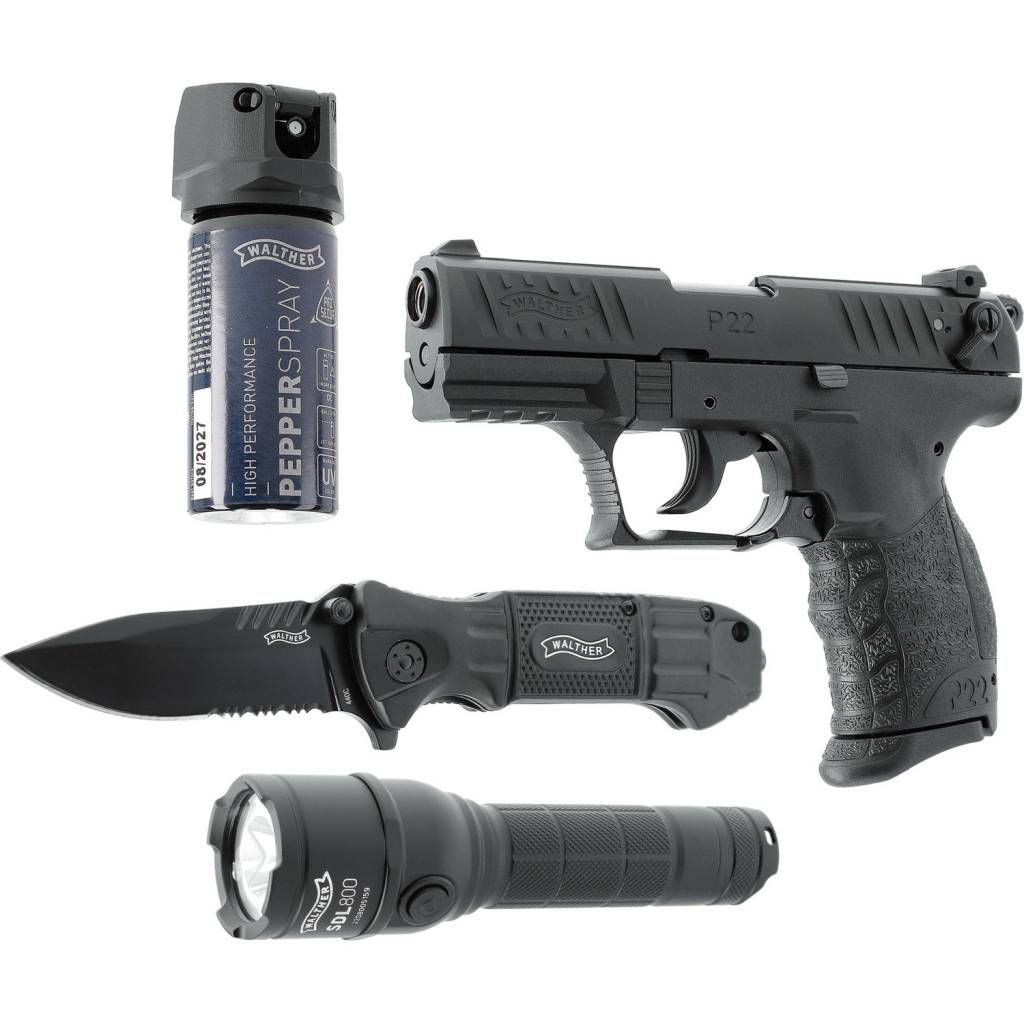 Walther P22Q Ready 2 Defend Kit R2D 9mm P.A.K.