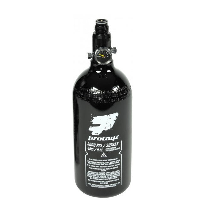 HP System 200 Bar Protoyz mit Protoyz Regulator und 0,8l Alu Flasche, PI zertifiziert