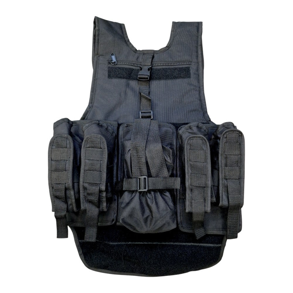 New Legion Paintball Battle Weste Schwarz