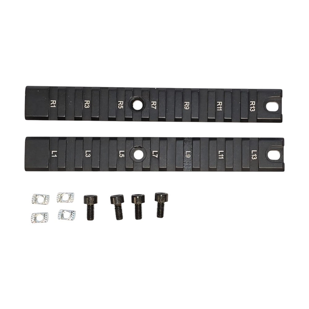 MLok Rail Schienen 2er Set für NSR, und M-LOK Schwarz 155mm