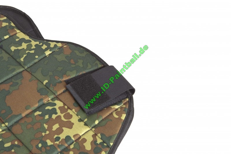 Brustpanzer flecktarn / schwarz