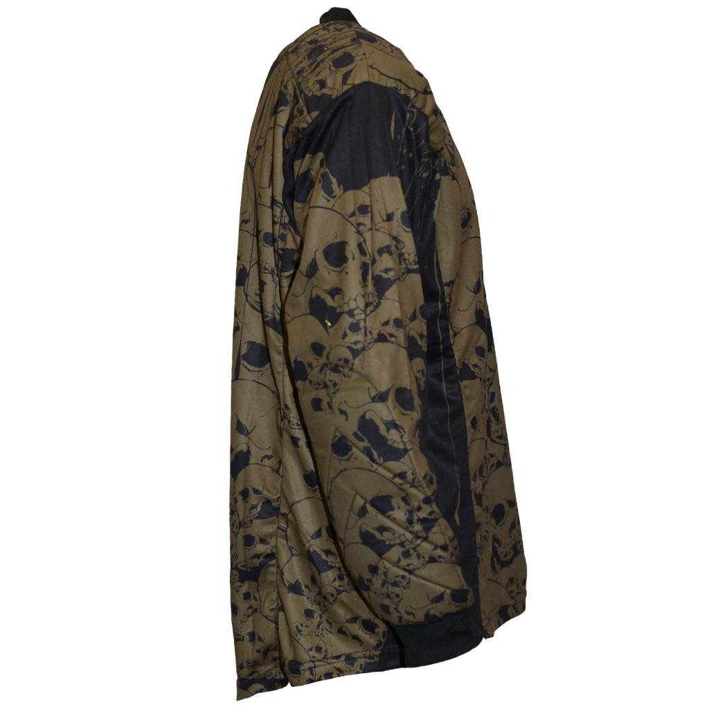 IDP Jersey The Skulls Oliv Paintball Trikot