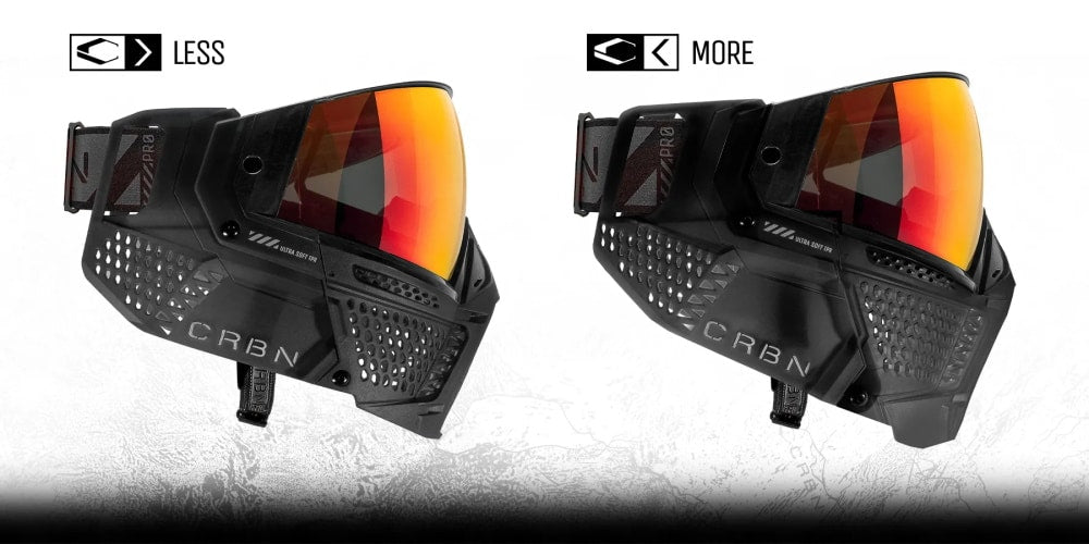 Carbon ZERO PRO Paintball Thermal Maske Schwarz