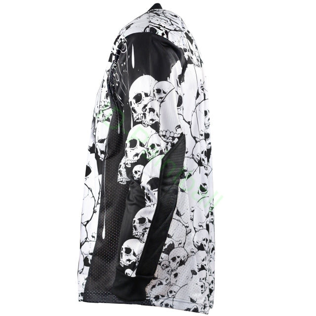 IDP Jersey The Skulls Weiss Paintball Trikot