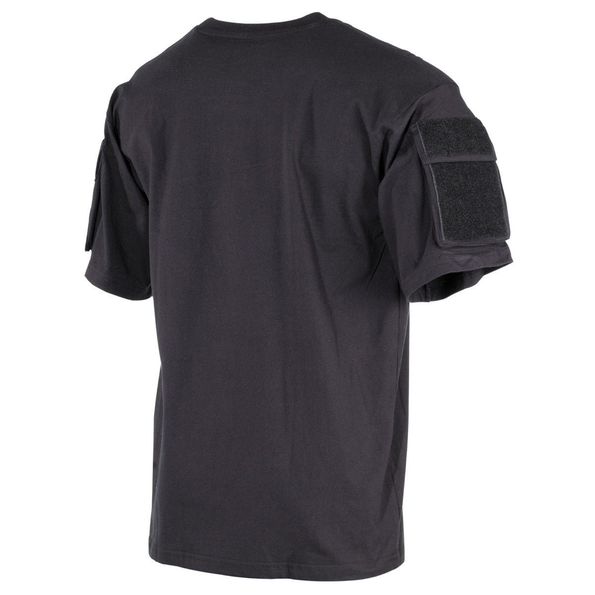 US T-Shirt, halbarm, schwarz, mit Ärmeltaschen