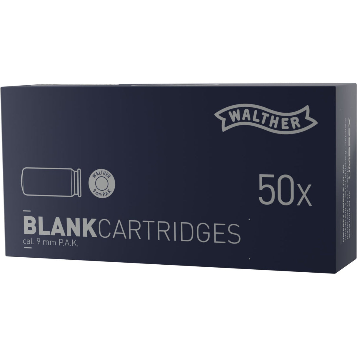 Walther Platzpatronen 9 mm P.A.K. - 50 Schuss