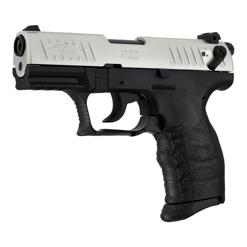 Walther P22Q 9 mm P.A.K. NKL Nickel Edition