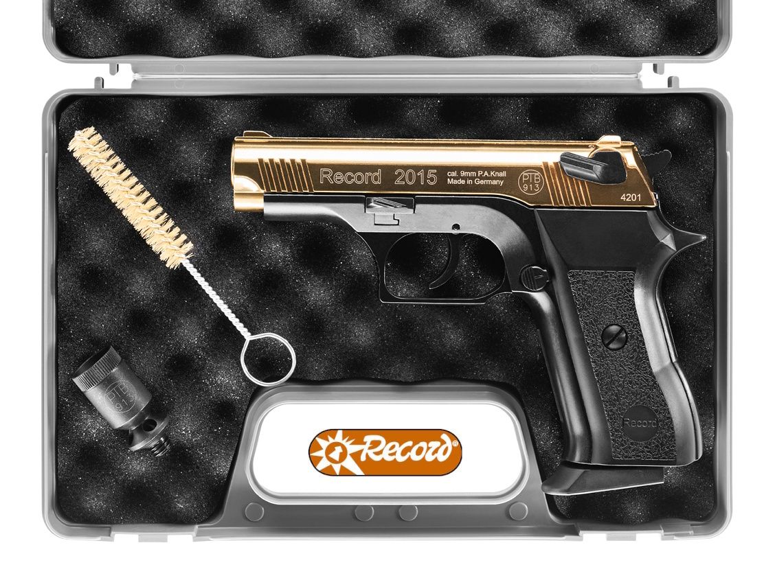 Record Mod. 2015 Bicolor Gold / Brüniert 9mm P.A.K.