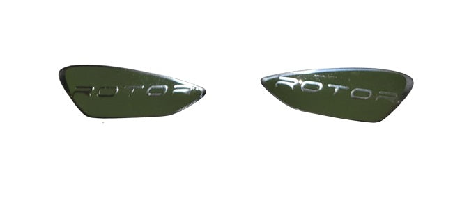 Dye Rotor Metall Logo Button Shell LTR R1 R2 Links und Rechts Aufkleber