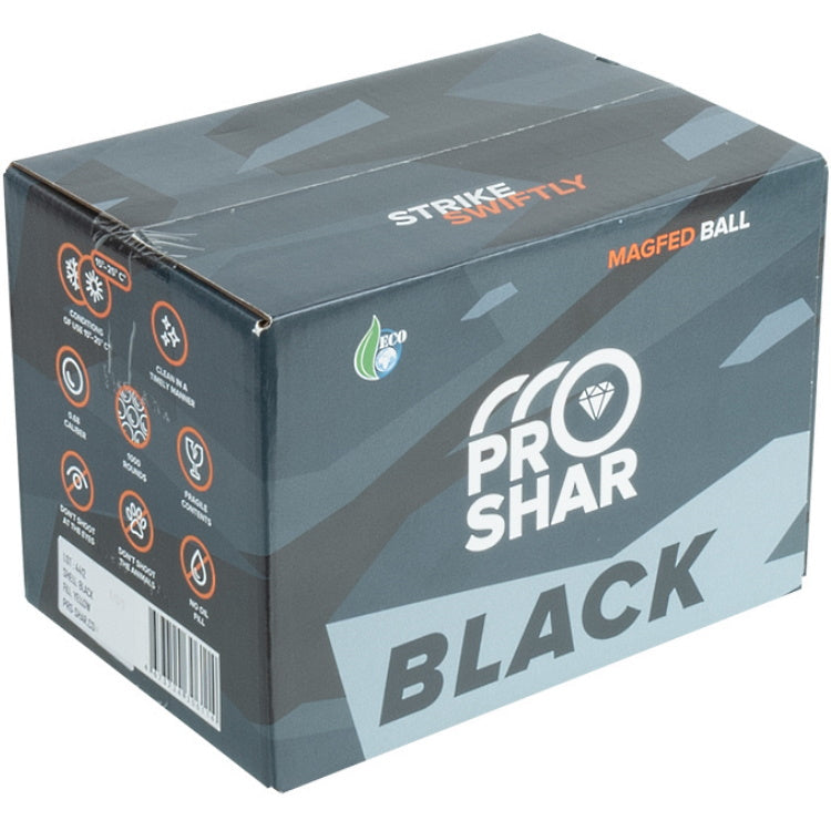 ProShar BLACK MagFed Paintballs 1000er Karton