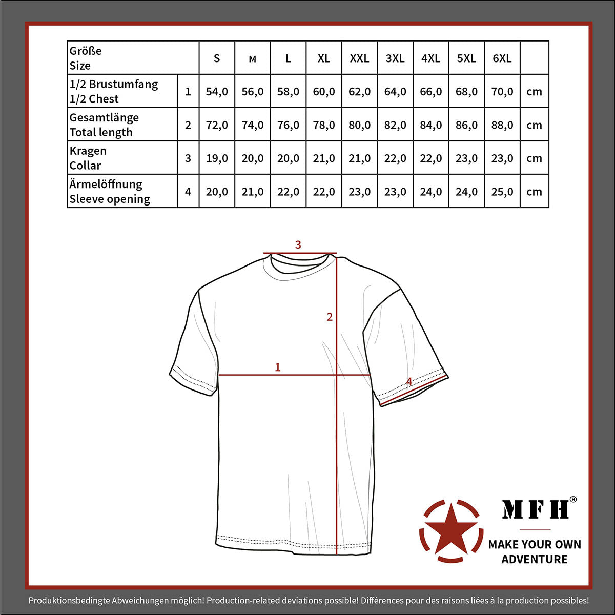 US T-Shirt halbarm 170g/m²