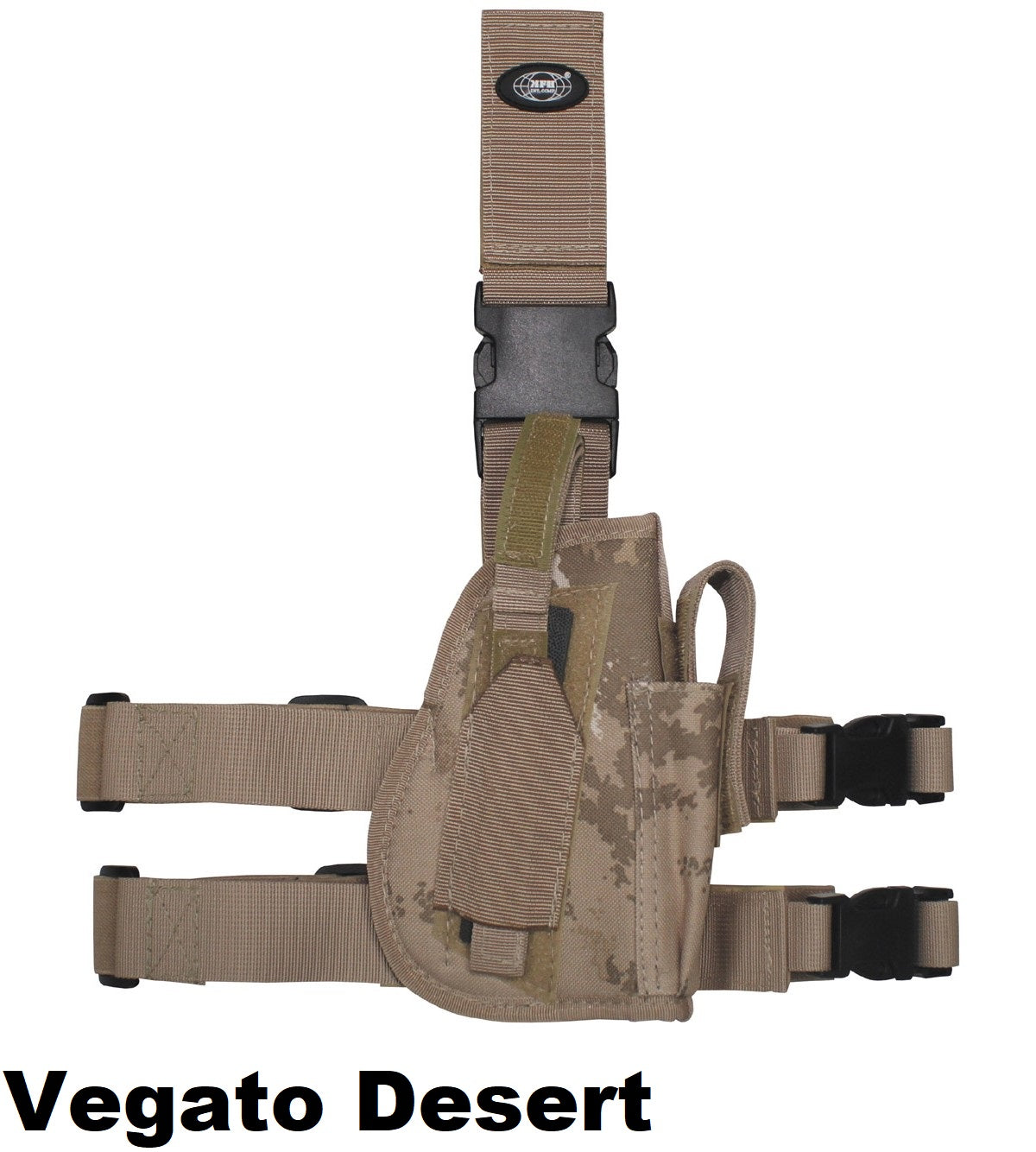 Pistolenbeinholster für rechten Oberschenkel