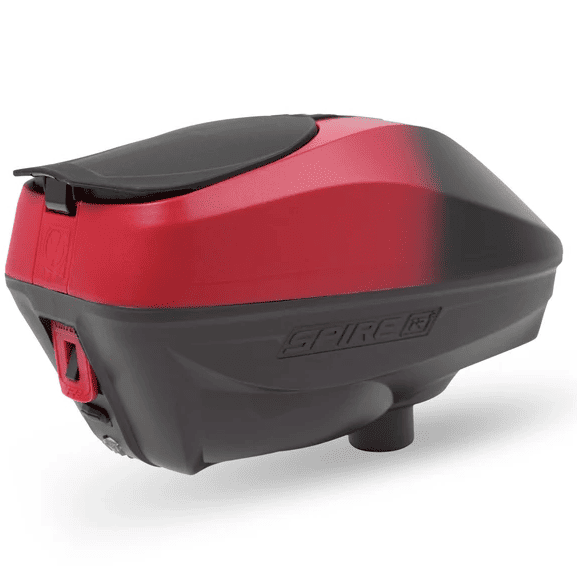 Virtue Spire IR2 Rot Schwarz Fade Paintball Hopper - ID-Paintball