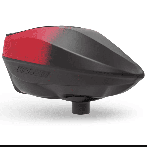 Virtue Spire IR2 Rot Schwarz Fade Paintball Hopper - ID-Paintball