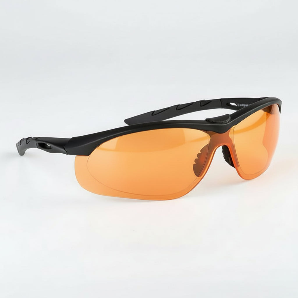 Swiss Eye Lancer black Schutzbrille / Sportbrille mit orangem Glas