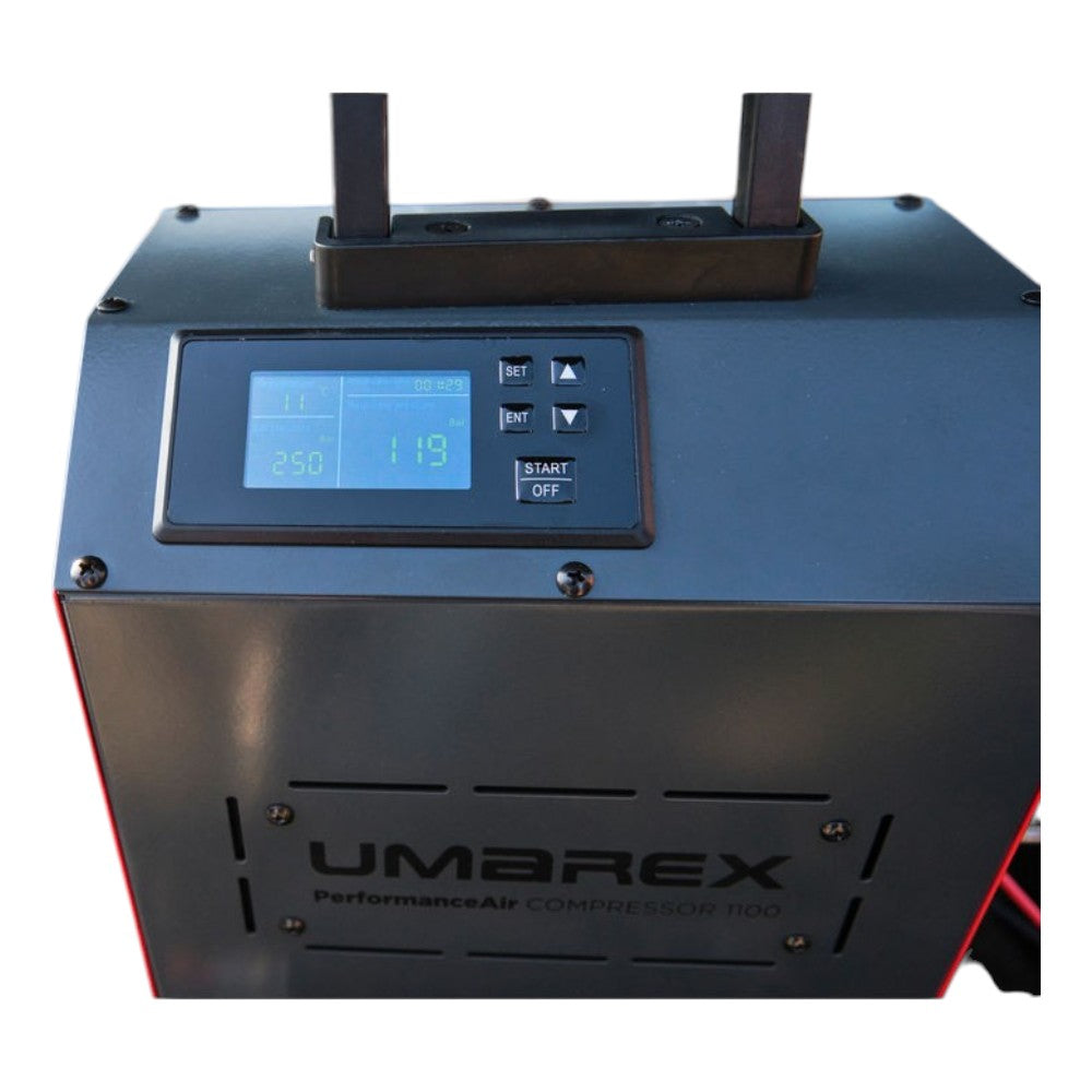 Umarex PAC 1100 PerformanceAir Compressor für PCP und HPA Tanks mit 320 Bar und Foster Anschluss