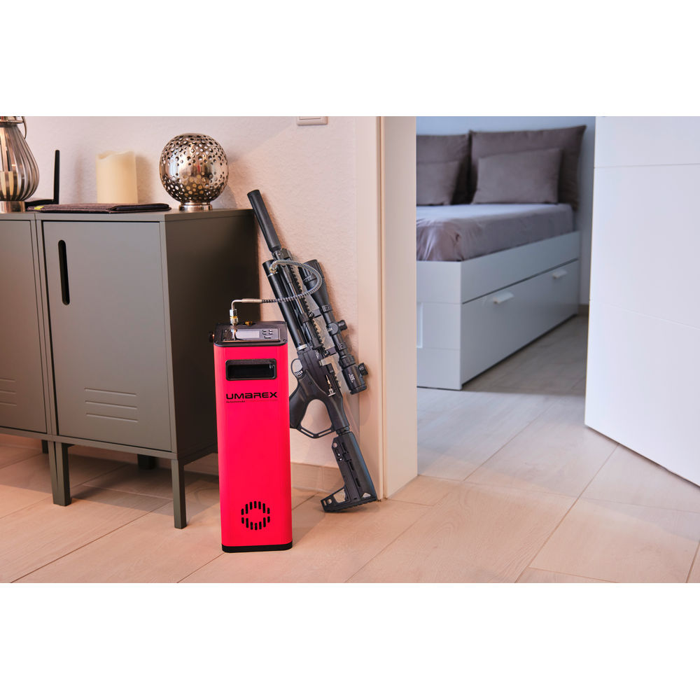 Umarex PAC Eco Silent PCP Kompressor mit 300 Bar, Display und Foster Anschluss für Pressluftsysteme