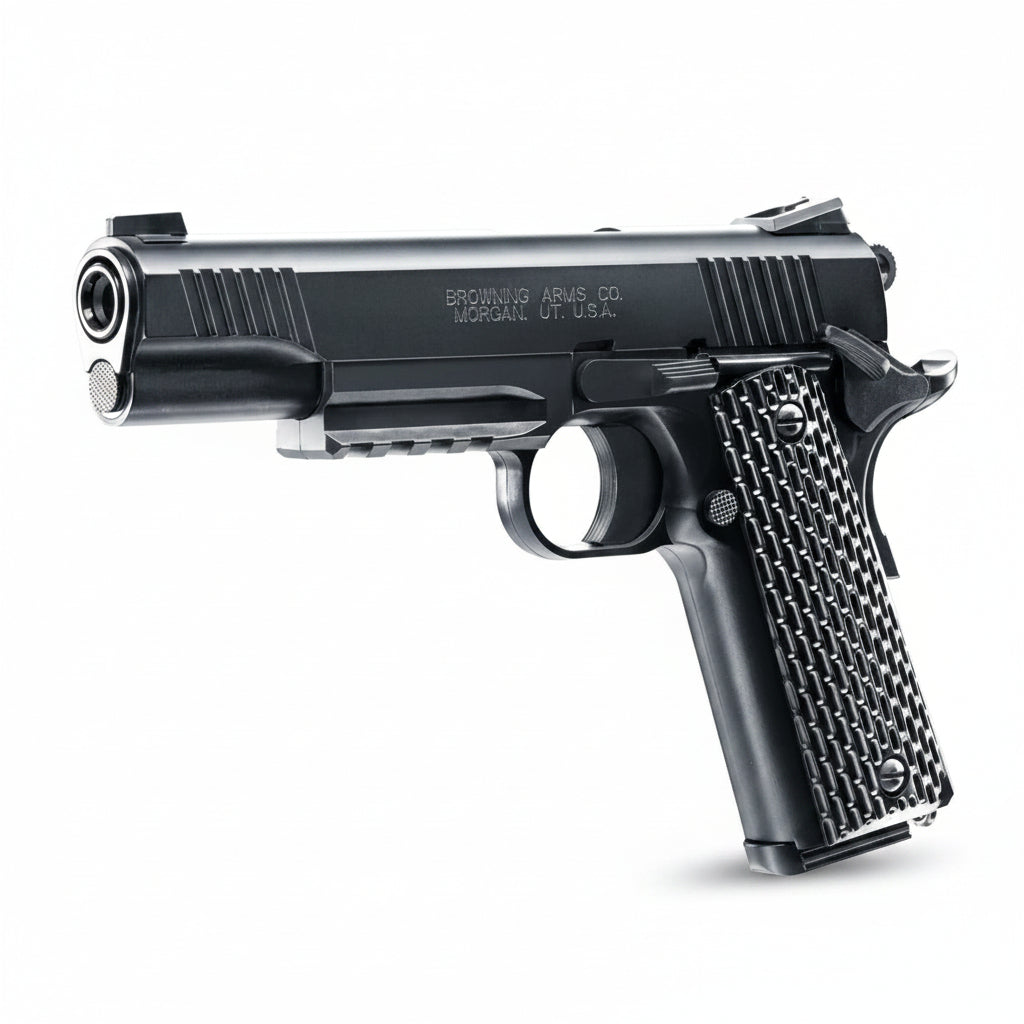 Browning 1911 HME Edition 0,5J Airsoft Pistole mit Federdruck und klassischem 1911 Design für Einsteiger.