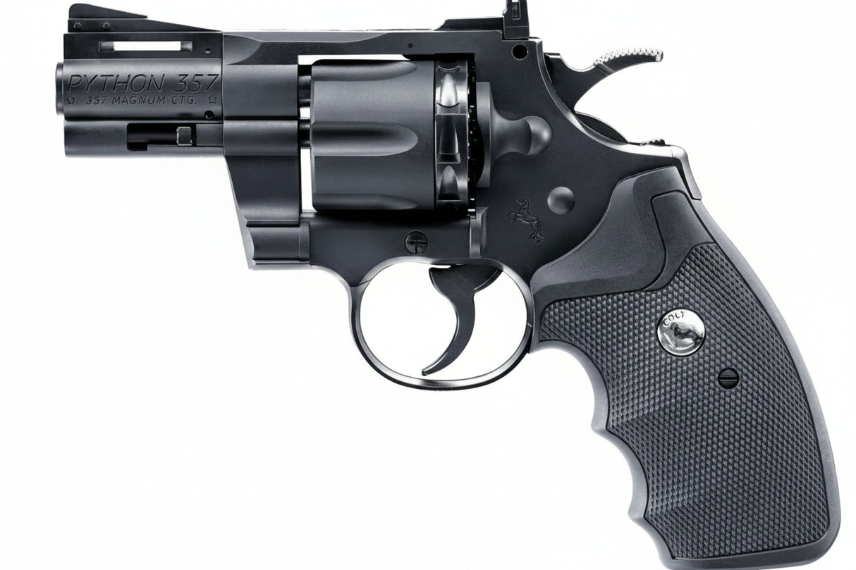 Colt Python 4,5 mm BB Ersatzmagazin 3er Set aus Kunststoff für schnellen und einfachen Magazinwechsel.