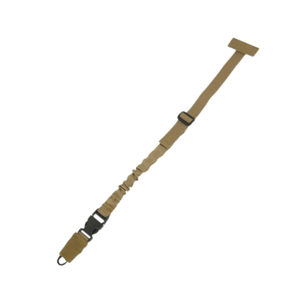 id-paintball 8Fields One Point Bungee Sling in Coyote Brown mit MOLLE-Befestigung und Schnellverschluss aus Nylon