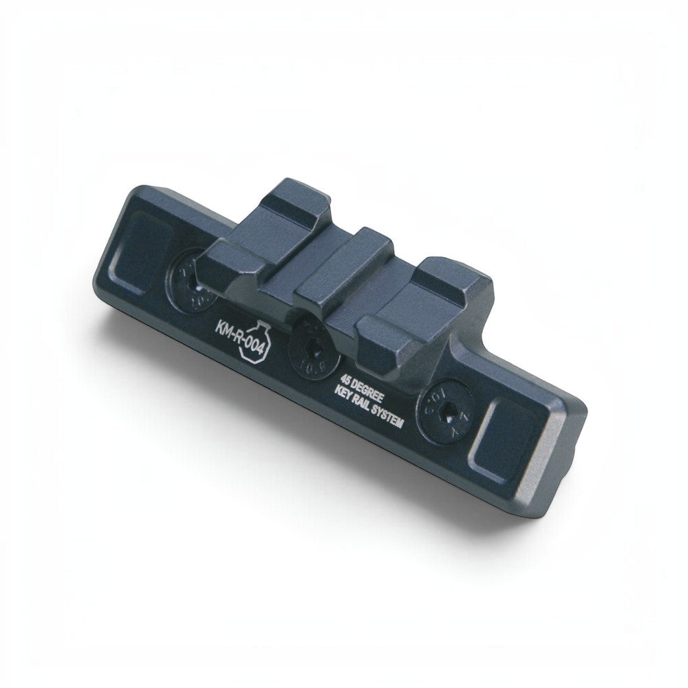 id-paintball ARES Amoeba Octarms Keymod 45-Grad-Schienenadapter aus schwarzem Aluminium für Airsoft-Zubehör