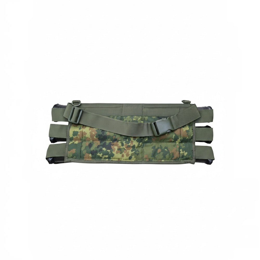 id-paintball Battlepack 6+1 HP in Flecktarn mit verstellbaren Pottaschen und breitem Hüftgurt für Paintball-Spieler