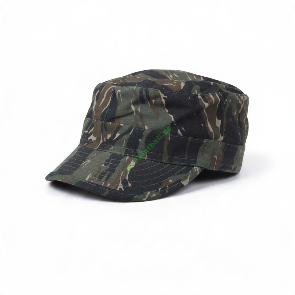 id-paintball US BDU Feldmütze aus robustem Rip-Stop-Baumwollstoff im klassischen Camouflage-Design