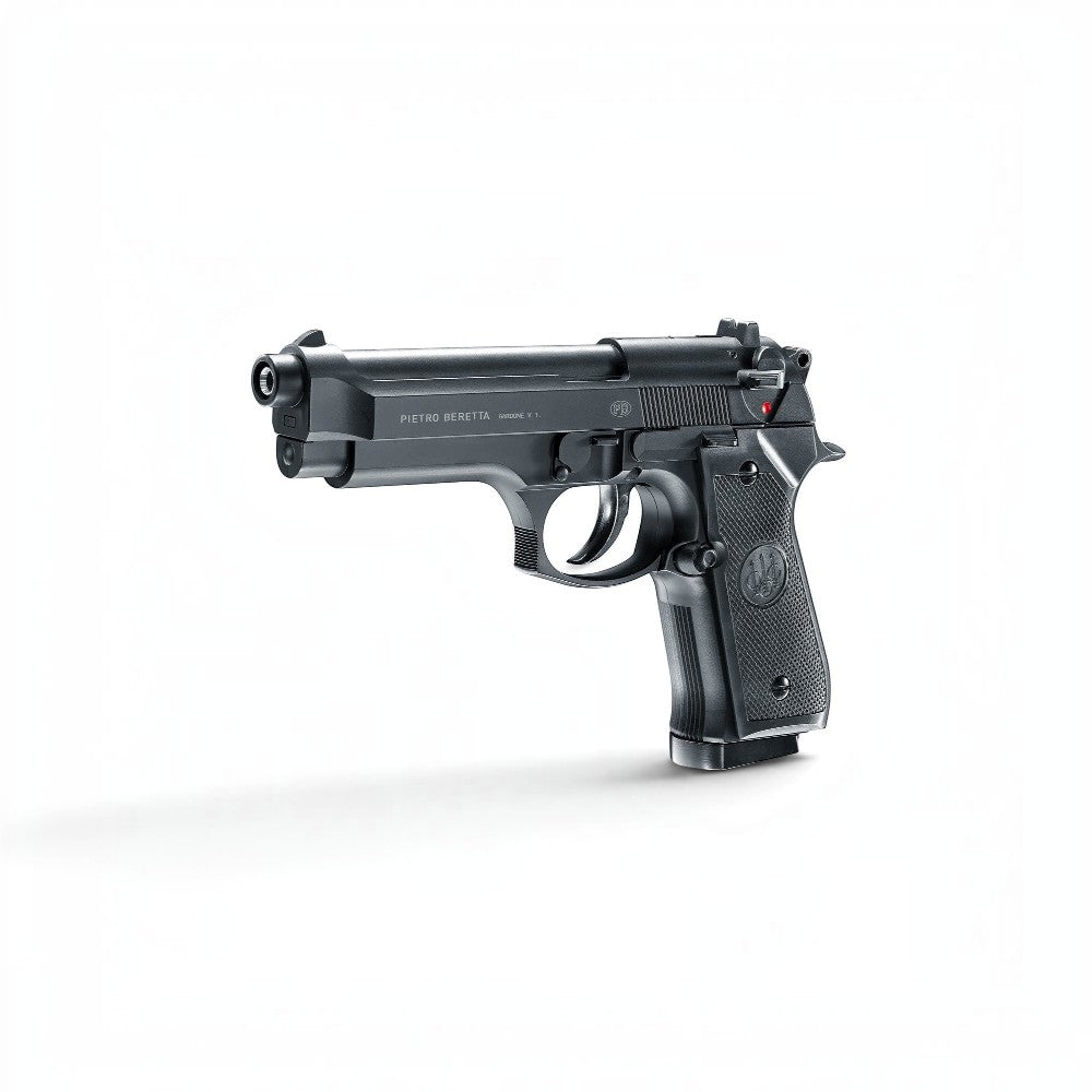id-paintball Beretta Mod. 92 FS CO2 Airsoftpistole in Schwarz mit 6 mm Kaliber und Non-Blowback-System