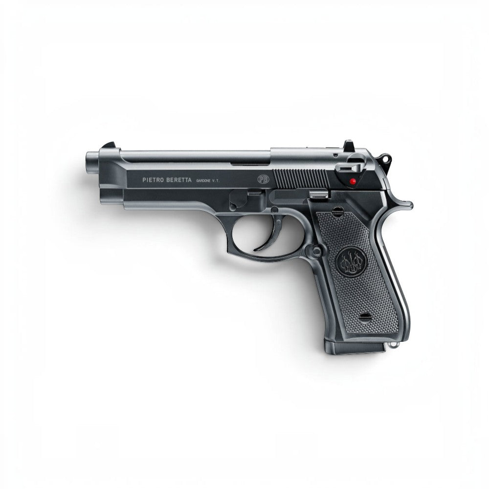 id-paintball Beretta Mod. 92 FS CO2 Airsoftpistole in Schwarz mit 6 mm Kaliber und einstellbarem Shoot-Up